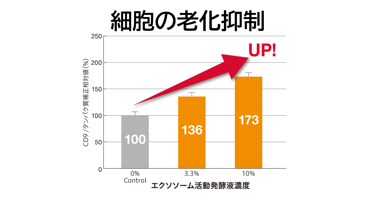 細胞の老化抑制作用